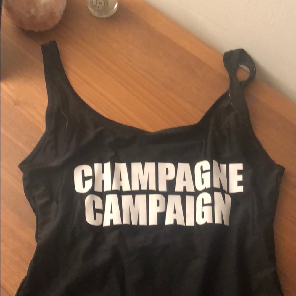 Champagne Campaign One Piece Swimsuit